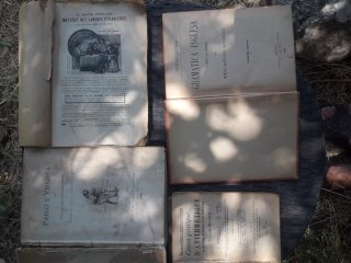 Lote 12 libros antiguos