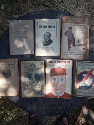 Lote 12 libros antiguos