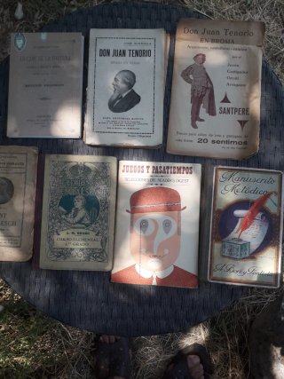 Lote 12 libros antiguos