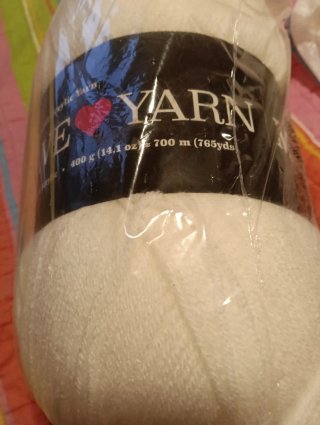 3 Mega Ovillos Lana  acrílica Negro, Blanco y gris