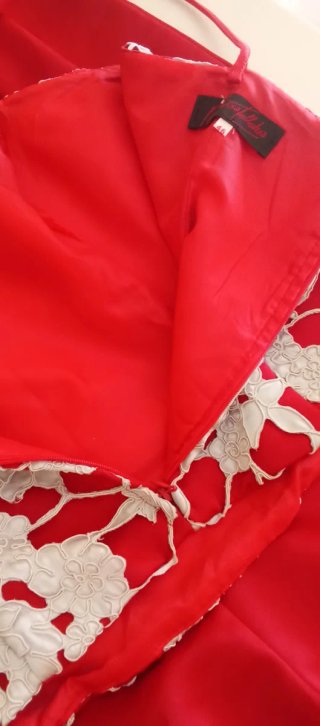 Conjunto Top y Falda Ceremonia Rojo 40-42