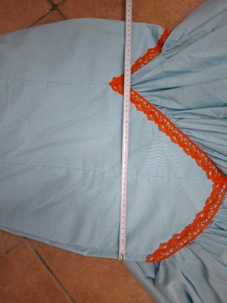 Traje Flamenca Gitana Azul