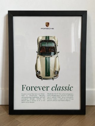 Cuadro Decorativo Porsche Hombre