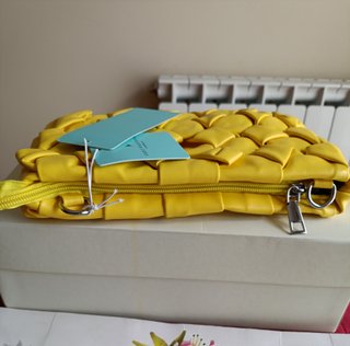 Bolso Emily Westwood Amarillo Trenzado
