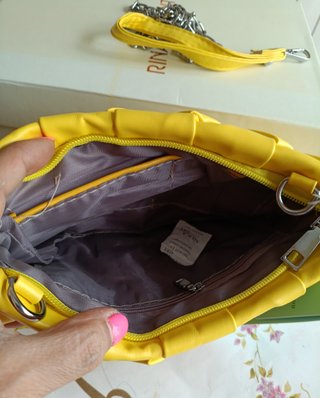 Bolso Emily Westwood Amarillo Trenzado