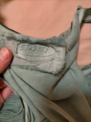 Vestido degradado verde
