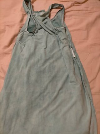 Vestido degradado verde