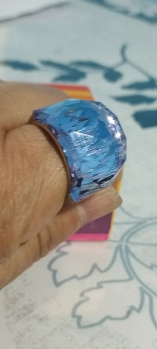 Anillo Acero Lila Pastel