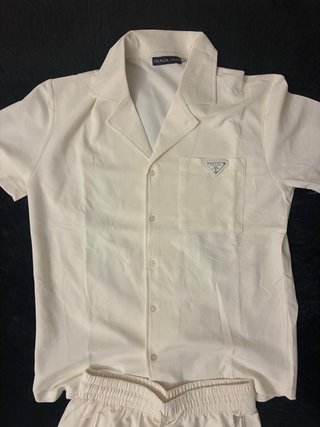 Completo estivo Prada uomo bianco