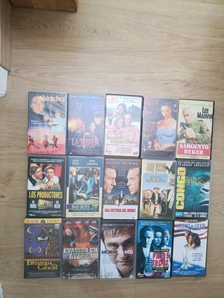 Lote 15 Cintas VHS Películas Varias