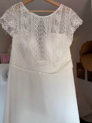 Vestido novia Bianco Evento Ariosa T50 nuevo