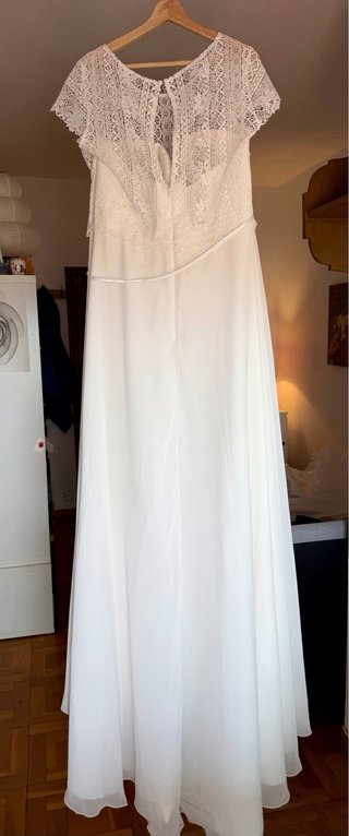 Vestido novia Bianco Evento Ariosa T50 nuevo