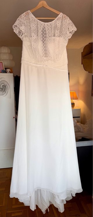 Vestido novia Bianco Evento Ariosa T50 nuevo