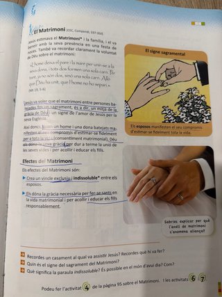 Religió catòlica, 5 Educació Primària
