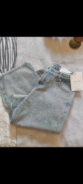 Jeans Brillantes One Dilemma Talla Baja
