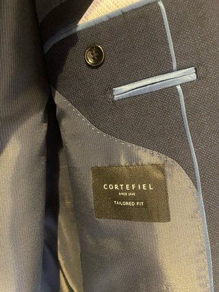 Americana Cortefiel Talla 52 Azul