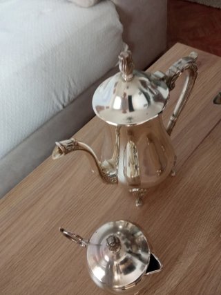 Juego de café o te plateado