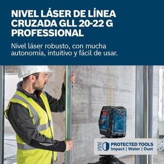 Nivel Láser Bosch GLL 20-22 G