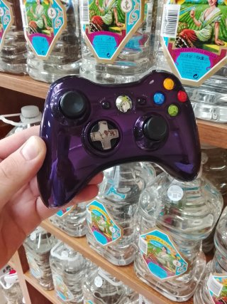 Mando Xbox Morado Brillante