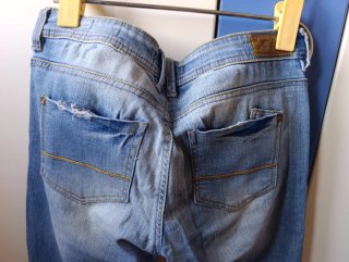 Pantalones vaqueros Bershka rotos