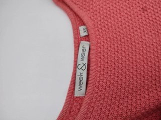 Jersey Week&Wear Algodón Manga Corta Rosa Talla XS