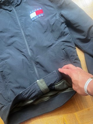 Cazadora Tommy Hilfiger Negra y Verde