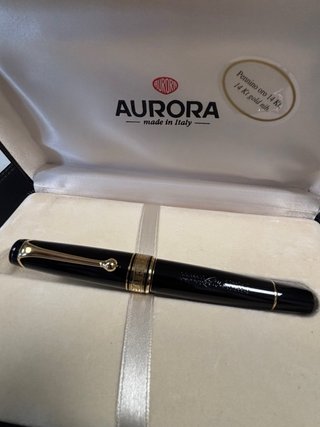 Pluma Aurora 14 Kt Oro Optima 997 N Estilográfica