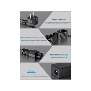 Cargador adaptador portátil HP 65W compatible