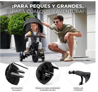 Kinderkraft Aveo Bebé Plegable Trike, Bicicleta