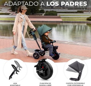 Kinderkraft Aveo Bebé Plegable Trike, Bicicleta