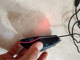 Ratón G-Lab Gamer Negro y Azul