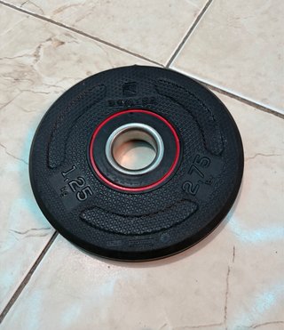 Kit musculación barra Z y discos