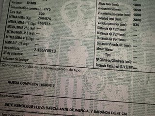 Remolque motos/carga metálico
