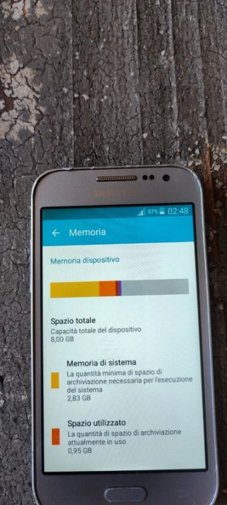 Samsung Galaxy Core LTE Prime Argento