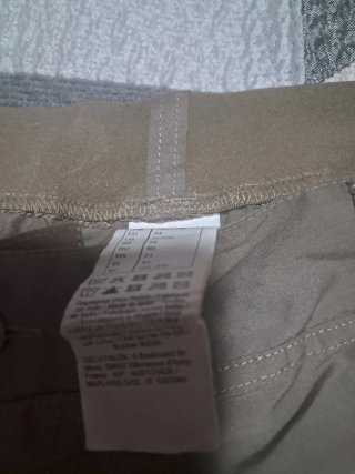 Pantalón corto hombre beige
