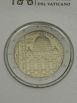 Vaticano 2€ 2025 Miguel Ángel Cartera