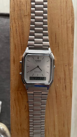 Casio AQ-230A Analógico/Digital Plata