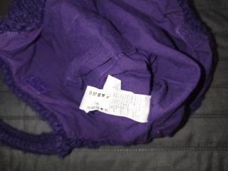 Borsa viola artigianale maglia trecce 15 euro