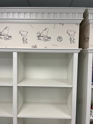Estantería infantil blanca gran capacidad