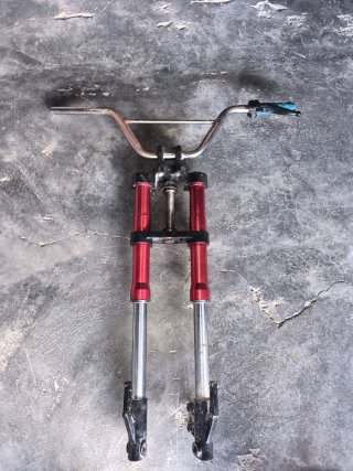 Horquillas Pit Bike con Tija y Manillar