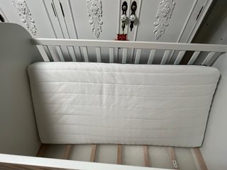 Cuna Ikea Gonatt Blanca con Cajón
