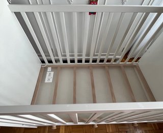 Cuna Ikea Gonatt Blanca con Cajón