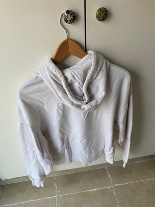 Sudadera Hollister Marrón y Blanca