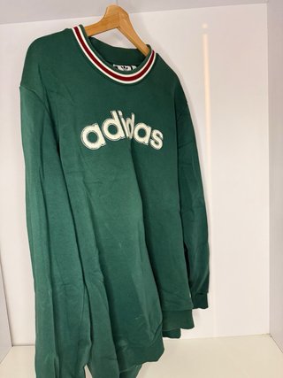 Sudadera Adidas Verde con Logo