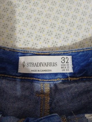 Falda pantalón vaquera azul T.32