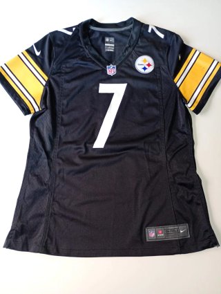 Camiseta NFL Steelers #7 Roethlisberger Talla L