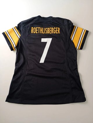 Camiseta NFL Steelers #7 Roethlisberger Talla L