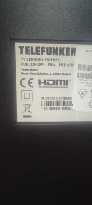 VESTEL 17LD198 Módulo IR-SENSOR Infrarrojo para TV