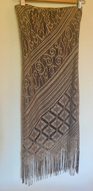 Vestido Vintage Marrón Talla S
