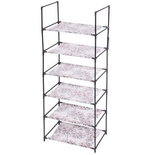 Scarpiera Slim Salvaspazio 6 Ripiani Porta Scarpe Casa
